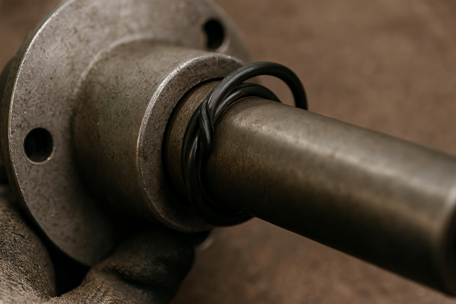 o-ring improperly installed